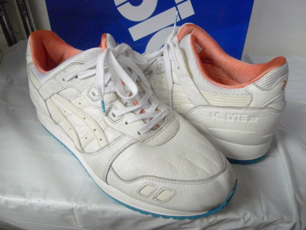 ◆ アシックス GEL LYTE Ⅲ TH540L レザースニーカー白箱付美