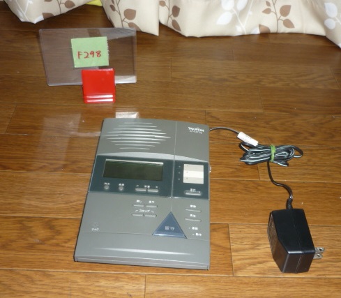 【F298】タカコム 留守番電話装置 AT-D770 ★