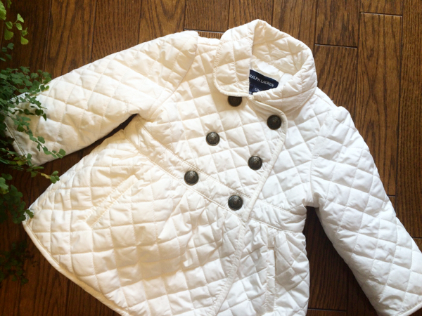 ★ラルフローレン 80サイズ 12M ジャンパー 送料込！★美品 白