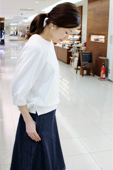 IENA★Hartタックスウェット/ホワイト★イエナ