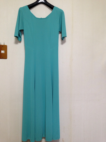 D61社交ダンス【Chacott】チャコット ロングワンピース M