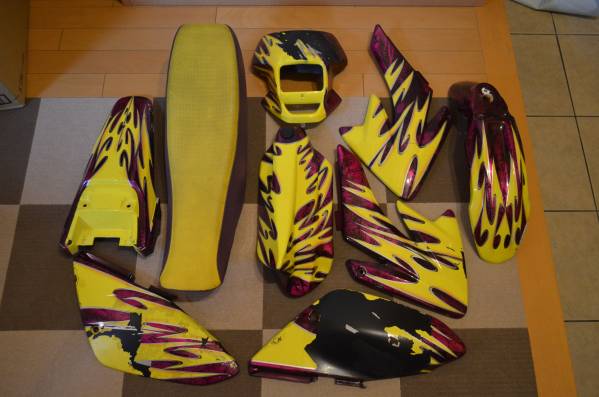 XR50/100モタード カウル 外装セット シート アンダーカウル