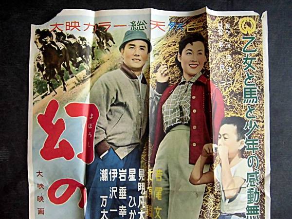 映画ポスター/幻の馬 若尾文子 北原義郎 星ひかる