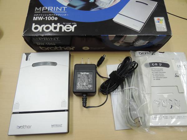 brother MPRINT MW-100e モバイルプリンター 感熱紙①(プリンタ