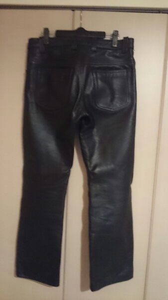 イージーライダース ブーツカット レザーパンツ_2