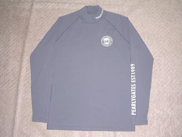 パーリーゲイツ ストレッチ素材 ハイネック長袖カットソー 5