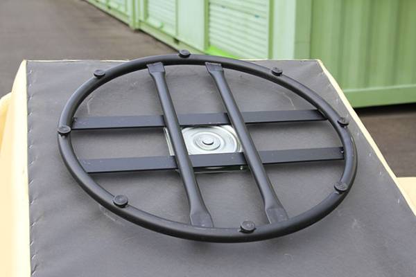 1×2の3人掛けローソファ オットマン付き 大阪発！_3