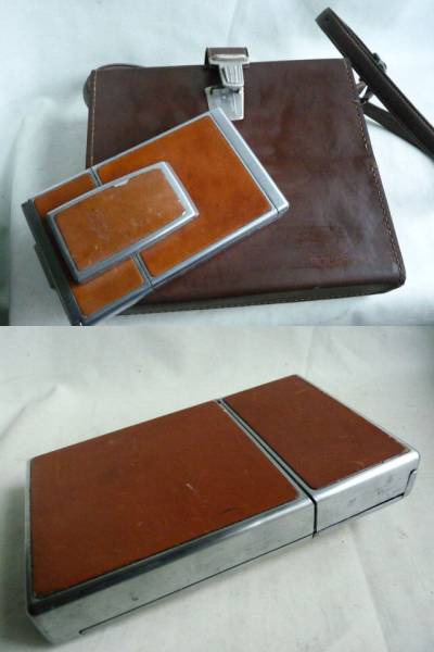 ポラロイドカメラ Land camera SX-70□革バッグつき/昭和レトロ