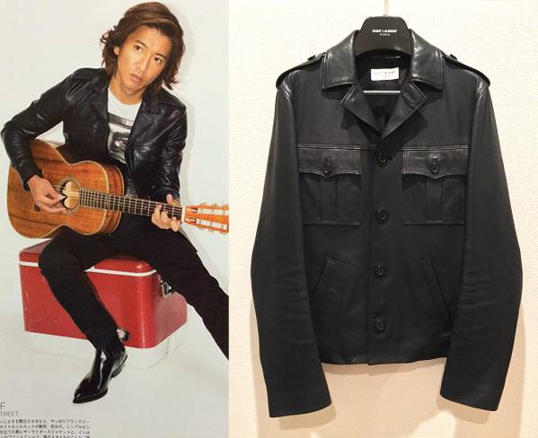 15SS，サンローランパリ，国内直営正規品，エディレザージャケット