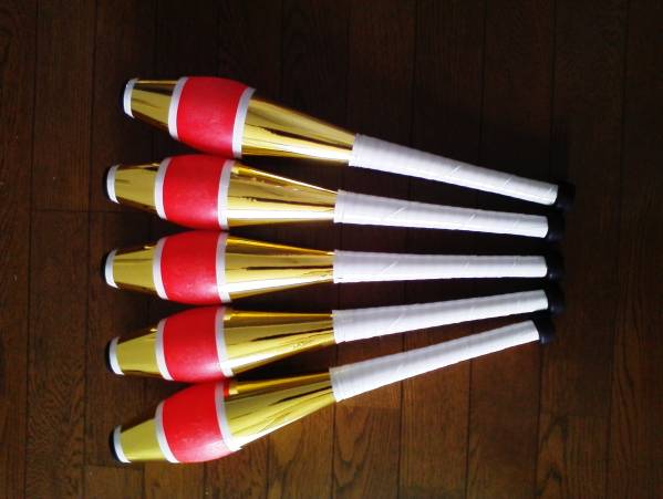 ジャグリング レネゲードクラブ85mm 5本 Renegade Juggling Clubs