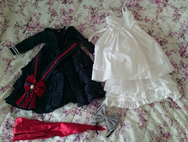 【SEN】セーラードレス紺 SDサイズ【USED】_2