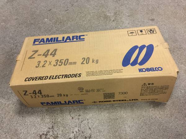 即決【神戸製鋼(KOBELCO)アーク溶接棒】Z-44 3.2×350mm 20kg☆