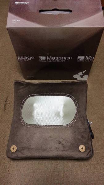 ルルド マッサージクッション ブラウン 美品_2