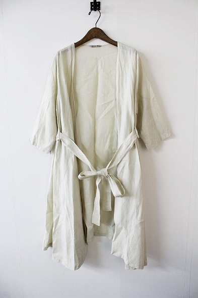 FLW フォグリネンワーク ルナコートL*ベージュ系羽織り