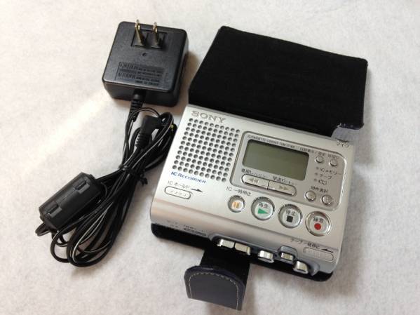 ■SONY IC/カセットコーダー　TCM-IC100　ケース付■