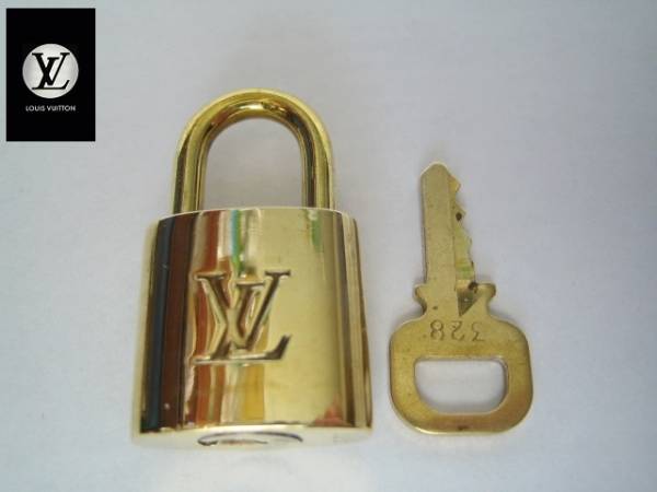 LOUIS VUITTON ルイヴィトン パドロック＆キー 328番 LOUIS ルイ