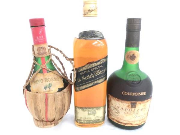 1円～未開封　古酒　3本セット　ブランデー　ナポレオン⑤F