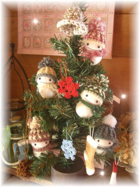 ★ハンドメイド　クリスマスツリー　オーナメント雪だるま★
