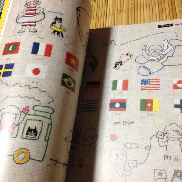 ワンポイント刺しゅう図案 365 刺繍 ハンドメイド 本_3