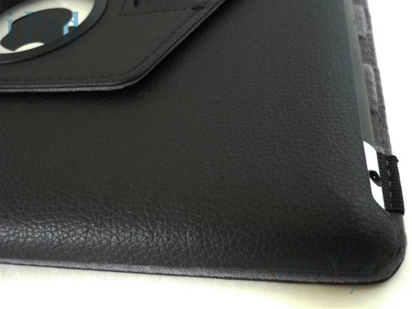 ◆新品！iPad/iPad(第3世代)　360°回転式ケース◆黒ブラック_2