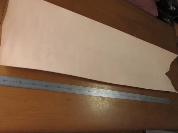 T103003★国産ヌメ革カット品★ナチュラル★33dm2