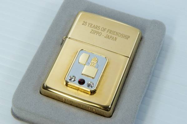 Zippo 友好25周年記念 ブラス・ポリッシュ 1994年 (未使用品)