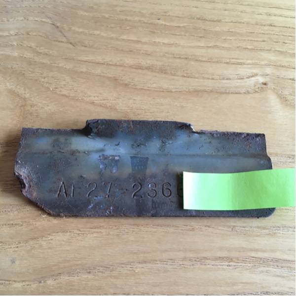 ＡＦ27-2366… プレート 書類_1