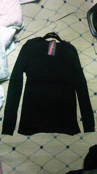 H＆M × BALMAIN Tシャツ ロング 新品即決タグ付 バルマン 黒