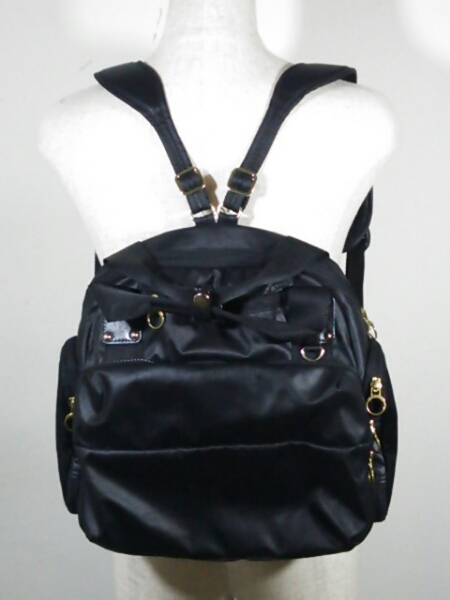 ◎カナナプロジェクト 2wayリュック/黒色/Kanana project/美品