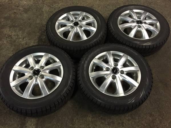 ブリザックレボGZ155/65R13ホイール付4本中古セット