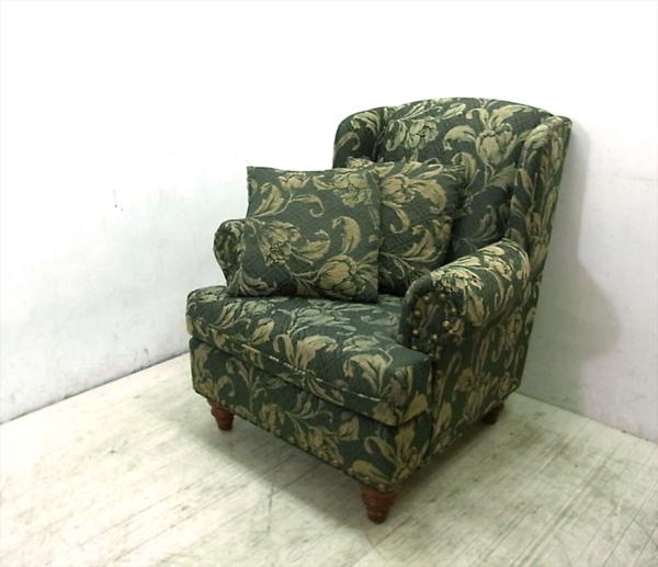 売切 ヨーロピアン ウィングバックソファ バロック ロココ調 1p