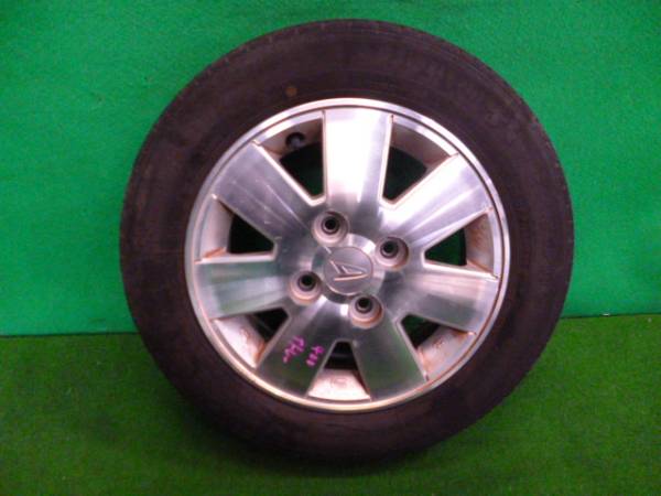 ダイハツ 1000円～ダイハツ純正13アルミ中古155⁄65R13新品ブリジストン 