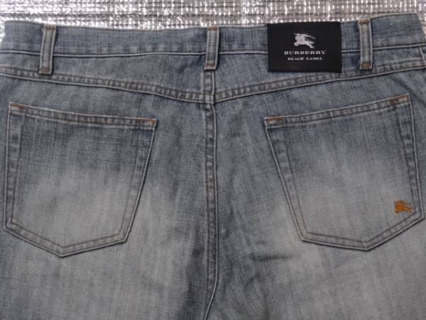 バーバリーブラックレーベル☆ブルーデニムパンツ☆82☆美品☆ 中古