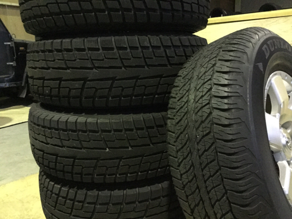 US トヨタ FJ クルーザー 純正 17インチ スタッドレス セット