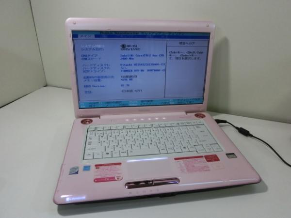 ジャンク!TOSHIBA TX/66HPK○Core2Duo P8600 2.4G 4G 320G