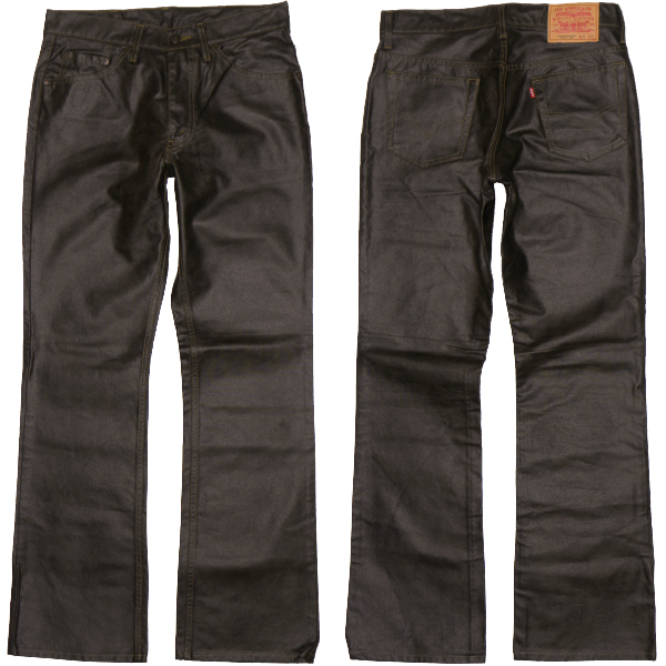 リーバイス517 W31 コーティング加工ブーツカット 焦げ茶 517-03