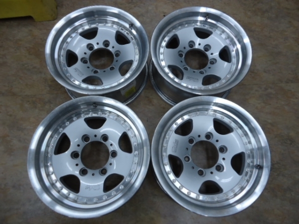 ◆中古アルミ4本7J-5ランクルプラドサーフサファリパジェロ4X4