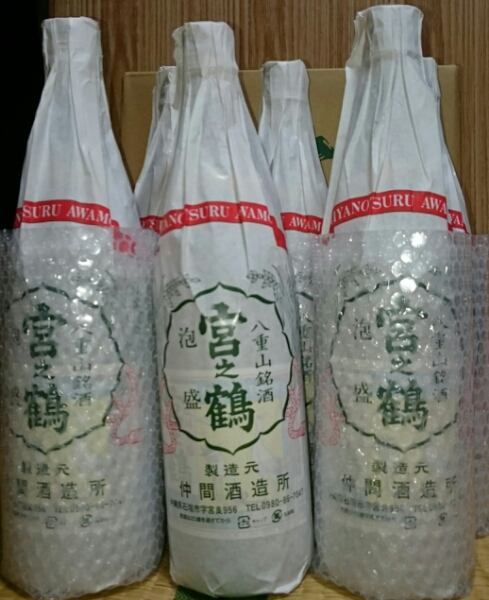 宮之鶴30度 1升瓶×6本 仲間酒造所謹製 まーさん泡盛宮之鶴！