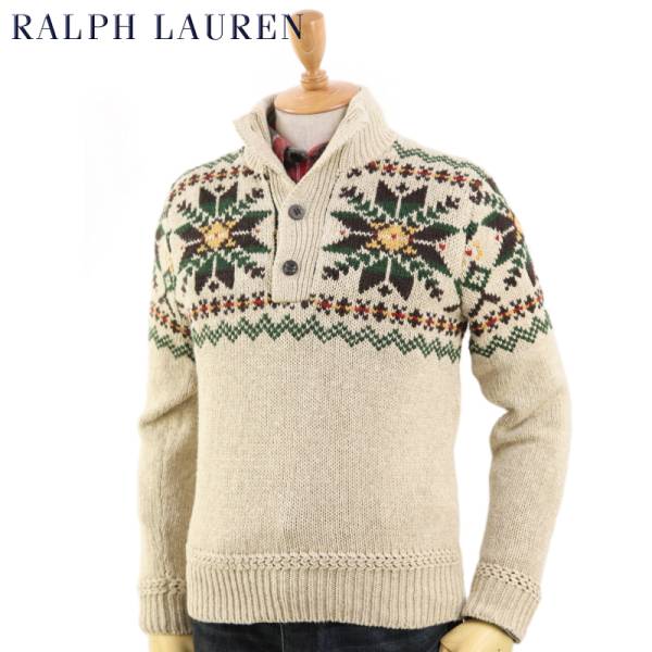 新品 ポロ ラルフ アウトレット Sサイズ 雪柄 セーター 4641