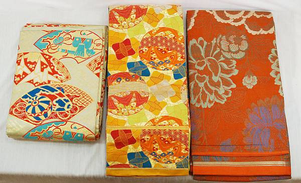 《グッジョブ》d262◇アンティーク　子供帯　3本セット