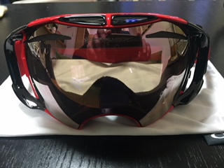 15-16モデル　OAKLEY AIRBRAKEレッド/ブラック ピンクイリジウム