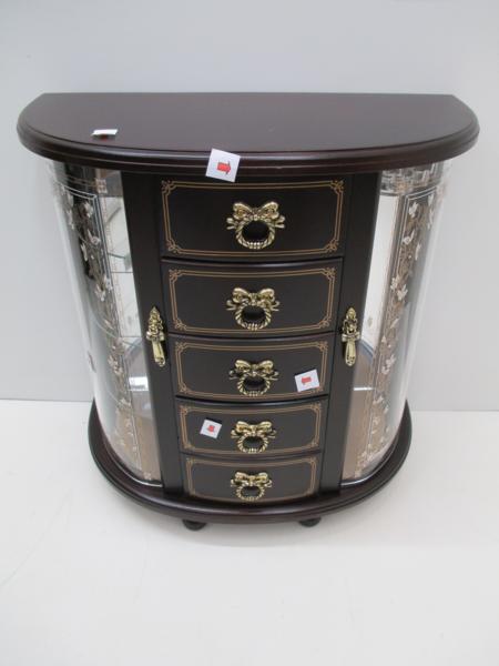 23Z★展示品★木製★宝石箱★アクセサリーケース★1825★特価