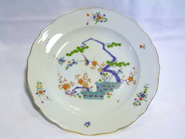 マイセン meissen 柿右衛門写しディナープレート 25cm 一級品