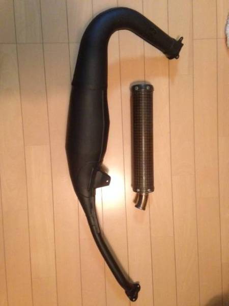 HRC RS125 NX4 チャンバー　カーボンケブラーサイレンサー