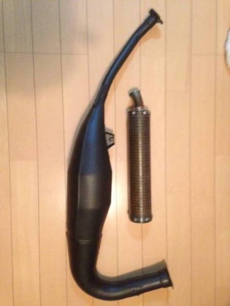 HRC RS125 NX4 チャンバー　カーボンケブラーサイレンサー