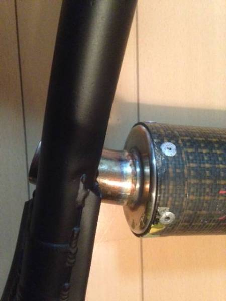 HRC RS125 NX4 チャンバー　カーボンケブラーサイレンサー