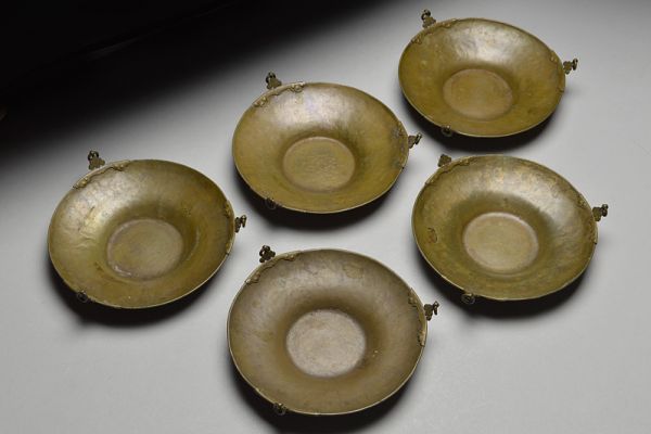 唐物 煎茶道具 中国古玩 買い出し品 香道家 古作 錫 寿水造 図替 彫刻