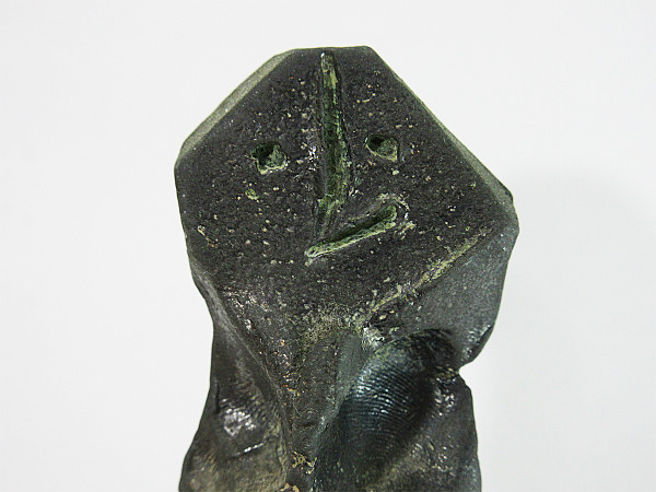 C81 池田満寿夫作 ブロンズ像 「万葉人」 共箱 高さ19cm