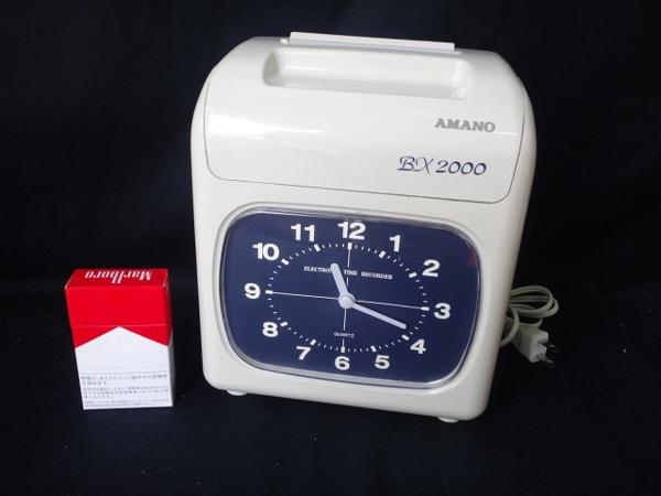 Kねま0124 AMANO/アマノ タイムレコーダー BX2000 事務用品