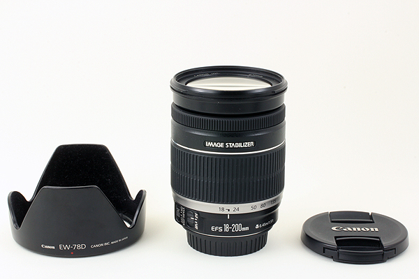 【極上美品♪】 キャノン CANON EF-S 18-200mm F3.5-5.6 IS T371